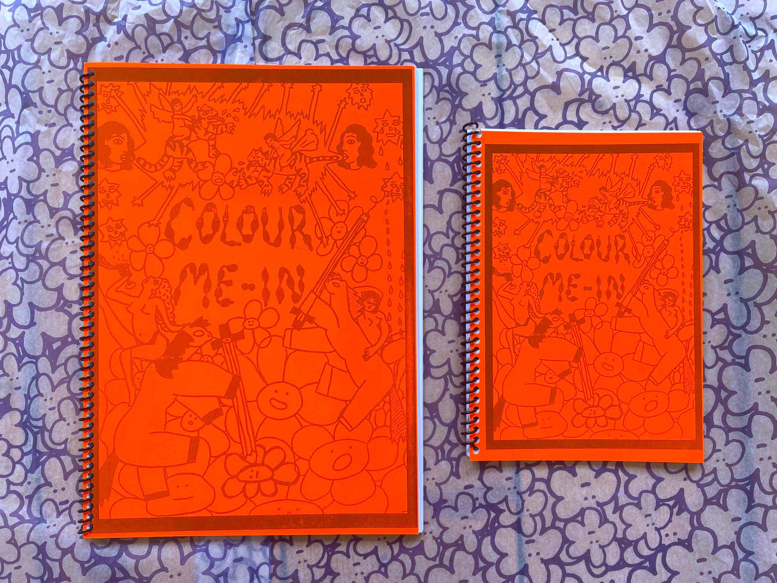 Colour me in book