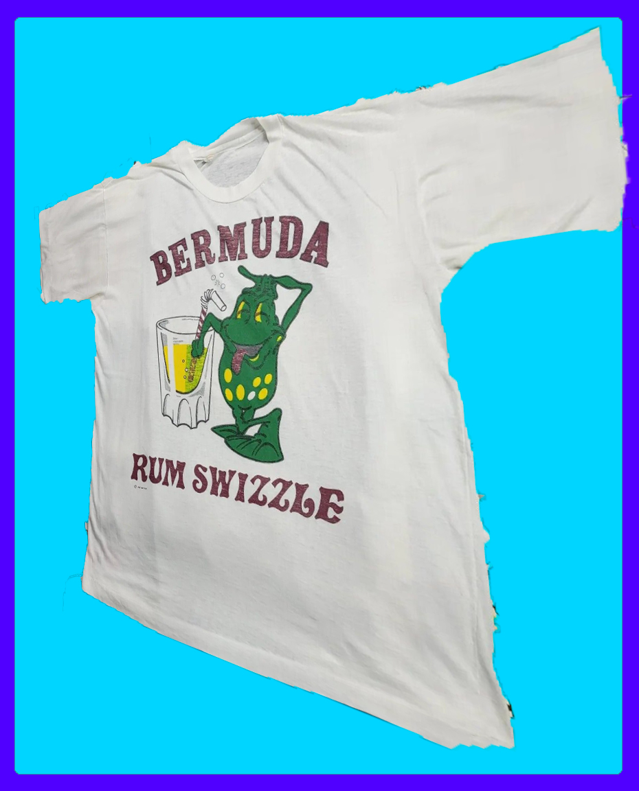 Vintage 90’s Bermuda Rum Swizzle T Shirt Large